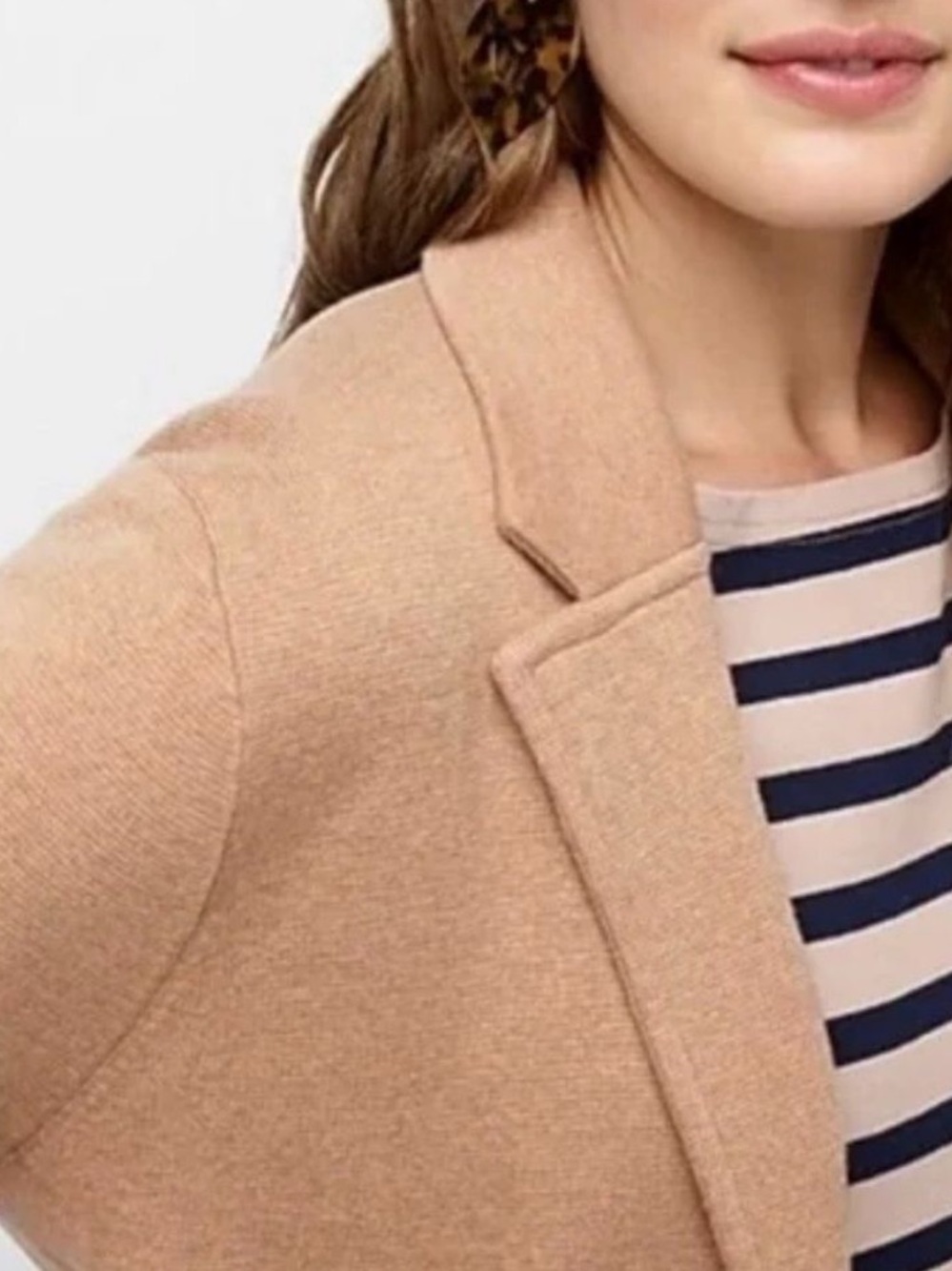 J. Crew 365 Sophie Caramel Knit Sweater Jacket Sz Medium - Picture 3 of 8